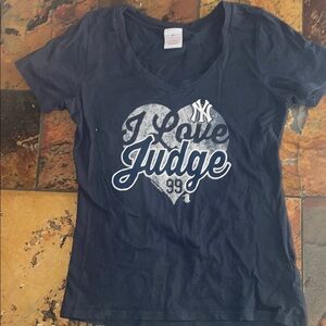 I Love Judge Navy T-Shirt